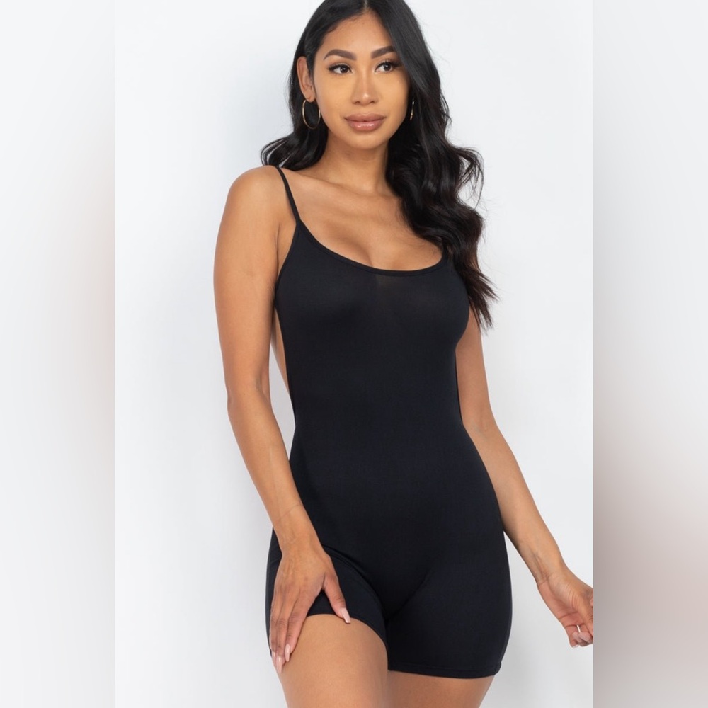 Backless Cami Romper